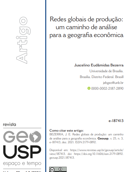Redes globais de produção: um caminho de análise para a geografia econômica