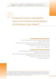 A practice turn e o movimento social da estratégia como prática: está completa essa virada?