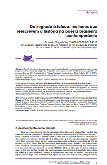 Do segredo à fofoca: mulheres que reescrevem a história na poesia brasileira contemporânea