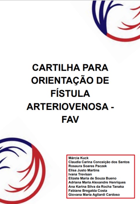 Cartilha para orientação de fístula arteriovenosa - FAV