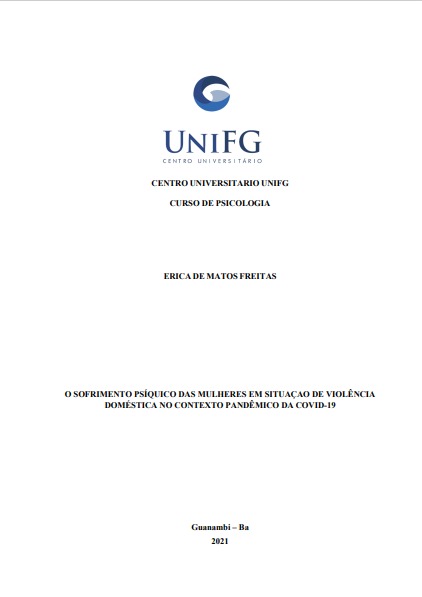 O sofrimento psíquico das mulheres em situação de violência doméstica no contexto pandêmico da COVID-19