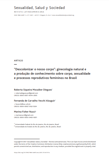 “Descolonizar o nosso corpo”: ginecologia natural e a produção de conhecimento sobre corpo, sexualidade e processos reprodutivos femininos no Brasil