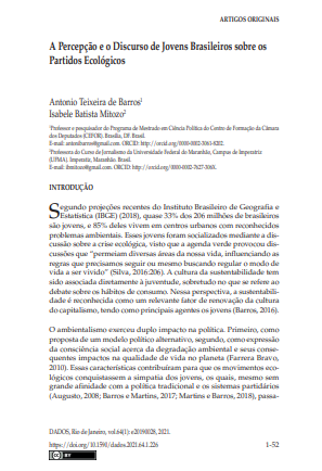 A Percepção e o Discurso de Jovens Brasileiros sobre os Partidos Ecológicos