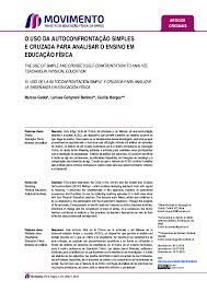 O USO DA AUTOCONFRONTAÇÃO SIMPLES E CRUZADA PARA ANALISAR O ENSINO EM EDUCAÇÃO FÍSICA