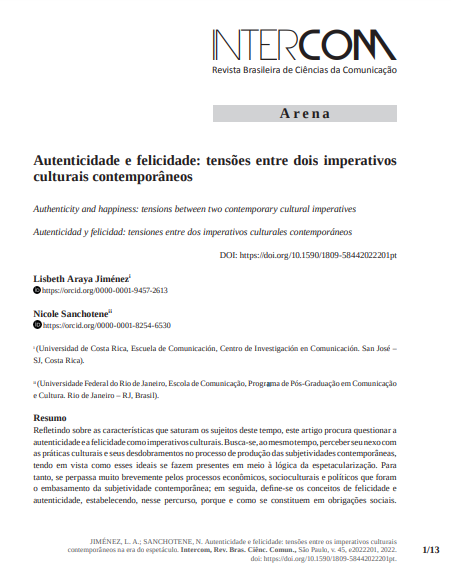 Autenticidade e felicidade: tensões entre dois imperativos culturais contemporâneos