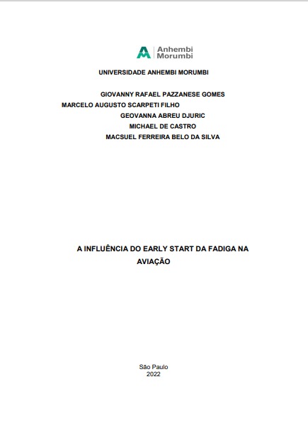 A influência do early start da fadiga na aviação