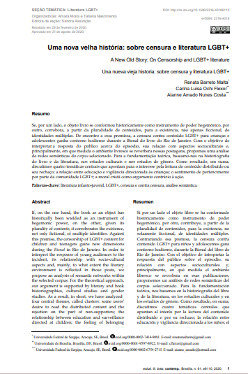 Uma nova velha história: sobre censura e literatura LGBT+