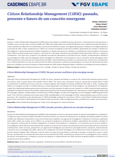 Citizen Relationship Management (CiRM): the past, present, and future of an emerging concept