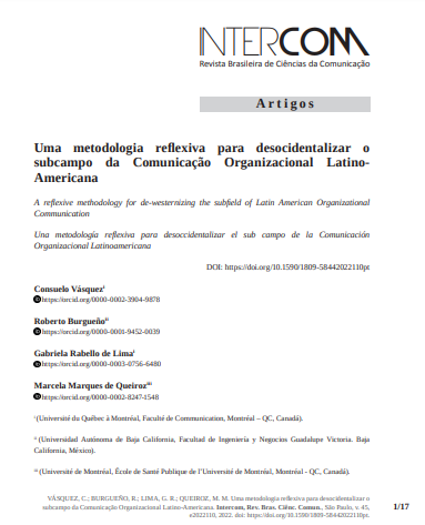 Uma metodologia reflexiva para desocidentalizar o subcampo da Comunicação Organizacional LatinoAmericana