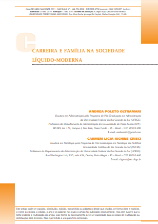 Carreira e família na sociedade líquido-moderna