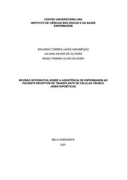 Revisão integrativa sobre a assistência de enfermagem ao paciente receptor de transplante de células-tronco hematopoiéticas