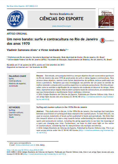 Um novo barato: surfe e contracultura no Rio de Janeiro dos anos 1970