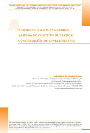 Aprendizagem organizacional baseada no conceito de prática: contribuições de Silvia Gherardi