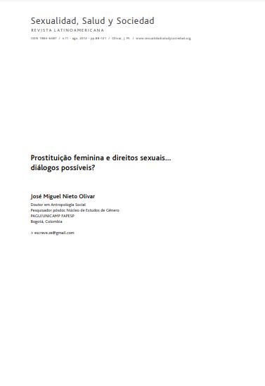 Prostituição feminina e direitos sexuais... diálogos possíveis?