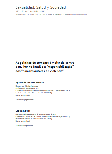 As políticas de combate à violência contra a mulher no Brasil e a &quot;responsabilização&quot; dos &quot;homens autores de violência&quot;