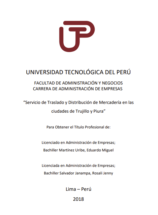 Servicio de traslado y distribución de mercadería en las ciudades de Trujillo y Piura