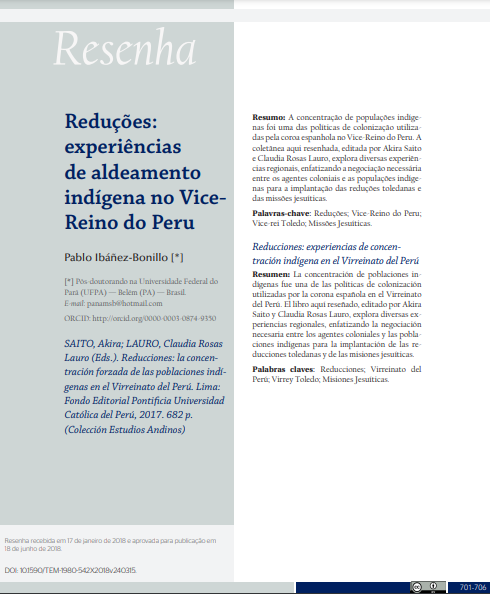 Reduções: experiências de aldeamento indígena no Vice-Reino do Peru