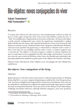 Bio-objects: new conjugations of the living