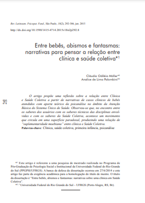 Entre bebês, abismos e fantasmas: narrativas para pensar a relação entre clínica e saúde coletiva