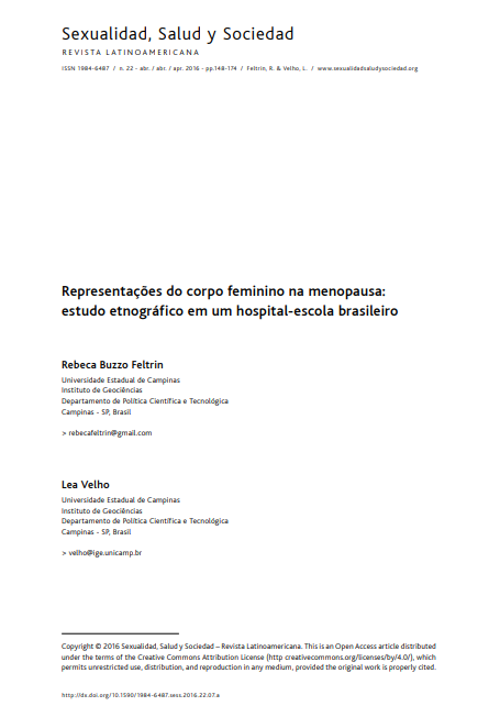 Representações do Corpo Feminino na Menopausa: Estudo Etnográfico em um Hospital-Escola Brasileiro