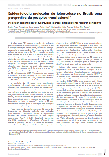 Epidemiologia molecular da tuberculose no Brasil: uma perspectiva da pesquisa translacional