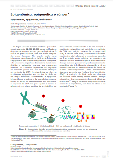 Epigenômica, epigenética e câncer