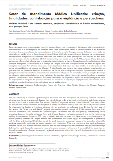 Setor de Atendimento Médico Unificado: criação, finalidades, contribuição para a vigilância e perspectivas
