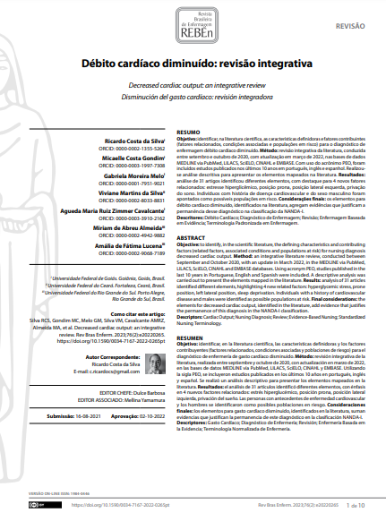 Decreased cardiac output: an integrative review