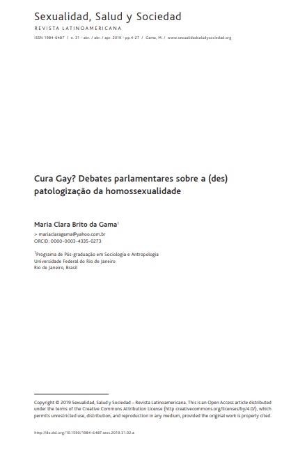Cura Gay? Debates parlamentares sobre a (des)patologização da homossexualidade