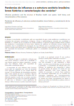 Pandemias de influenza e a estrutura sanitária brasileira: breve histórico e caracterização dos cenários