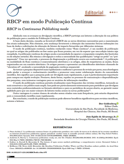 RBCP em modo Publicação Contínua