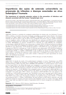 Importância das ações de extensão universitária na prevenção de infecções e doenças associadas ao vírus linfotrópico-T humano