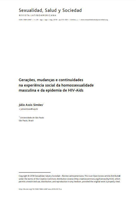 Gerações, mudanças e continuidades na experiência social da homossexualidade masculina e da epidemia de HIV-Aids