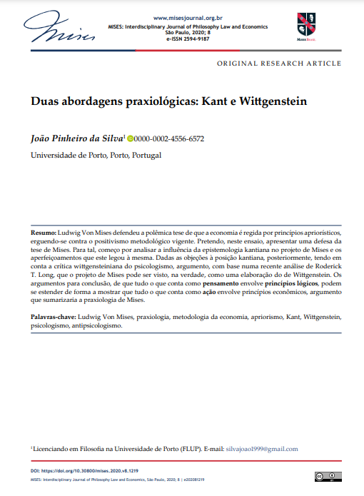 Duas abordagens praxiológicas: Kant e Wittgenstein