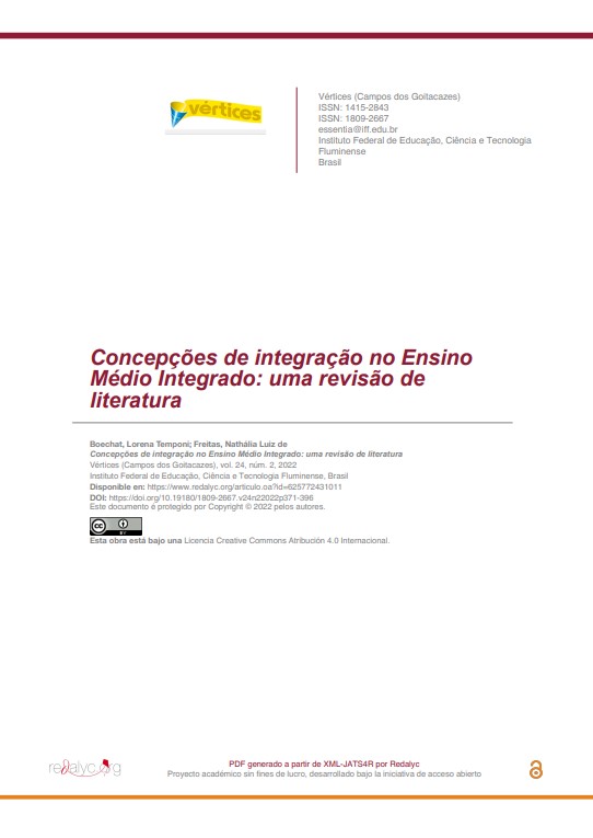 Concepções de integração no Ensino Médio Integrado: uma revisão de literatura