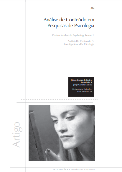 Análise de conteúdo em pesquisas de Psicologia