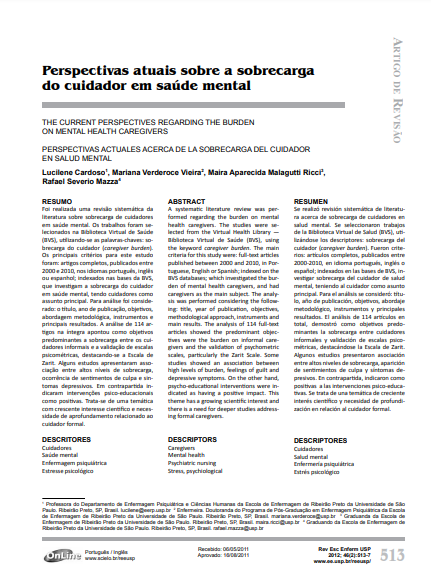 Perspectivas atuais sobre a sobrecarga do cuidador em saúde mental