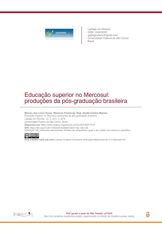 Educação superior no Mercosul: produções da pós-graduação brasileira