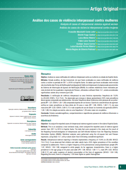 Análisis de casos de violencia interpersonal contra mujeres