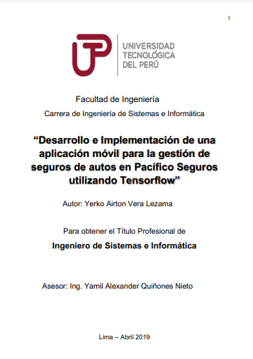 Desarrollo e Implementación de una aplicación móvil para la gestión de seguros de autos en Pacífico Seguros