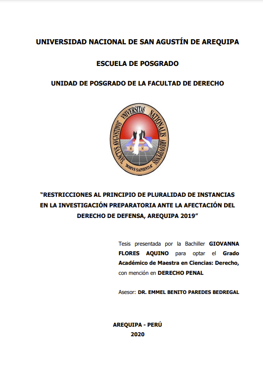 Restricciones al principio de pluralidad de instancias en la investigación preparatoria ante la afectación del derecho de defensa