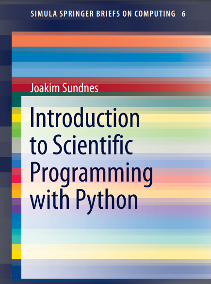 Introduction to Scientific Programming with Python