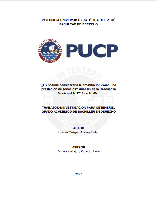 ¿Es posible considerar a la prostitución como una prestación de servicios?