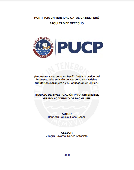 ¿Impuesto al carbono en Perú?