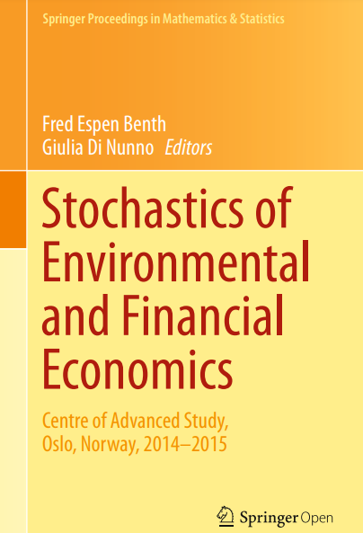 Stochastics of Environmental and Financial Economics