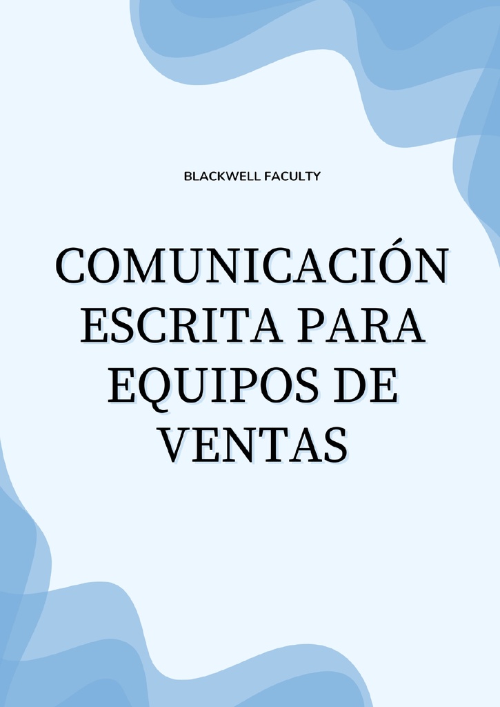 COMUNICACIÓN ESCRITA PARA EQUIPOS DE VENTAS