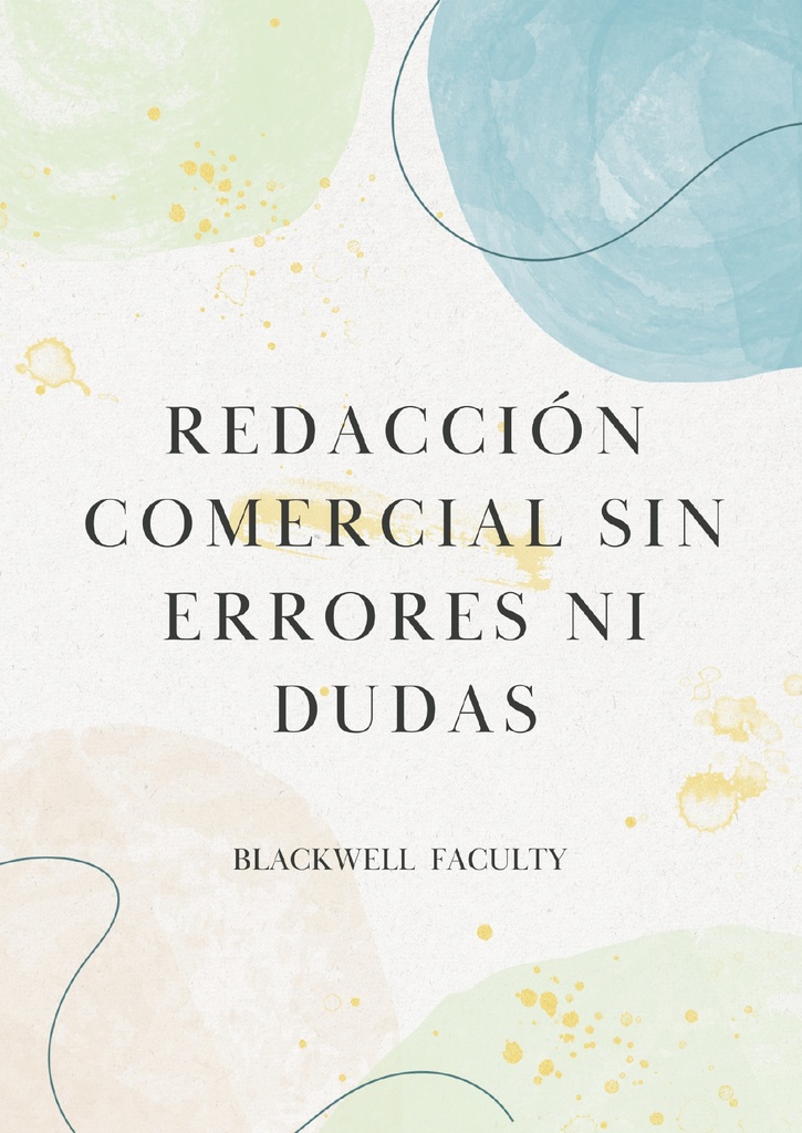 REDACCIÓN COMERCIAL SIN ERRORES NI DUDAS