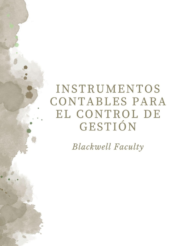 INSTRUMENTOS CONTABLES PARA EL CONTROL DE GESTIÓN