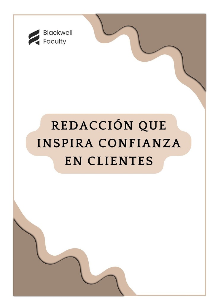 REDACCIÓN QUE INSPIRA CONFIANZA EN CLIENTES