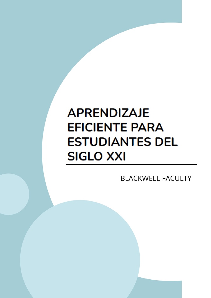 APRENDIZAJE EFICIENTE PARA ESTUDIANTES DEL SIGLO XXI